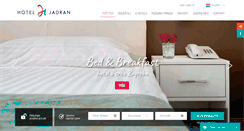 Desktop Screenshot of hotel-jadran.com.hr