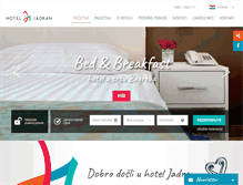 Tablet Screenshot of hotel-jadran.com.hr